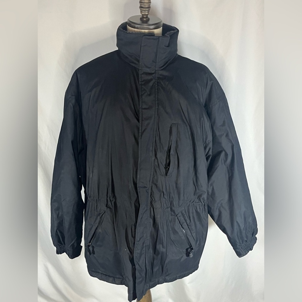 WearGuard Vintage Insulated All Weather Men’s Full Zip Stowable Hood Jacket